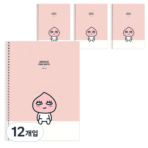 무선철노트세트/A5/어피치/카카오 썸네일 2