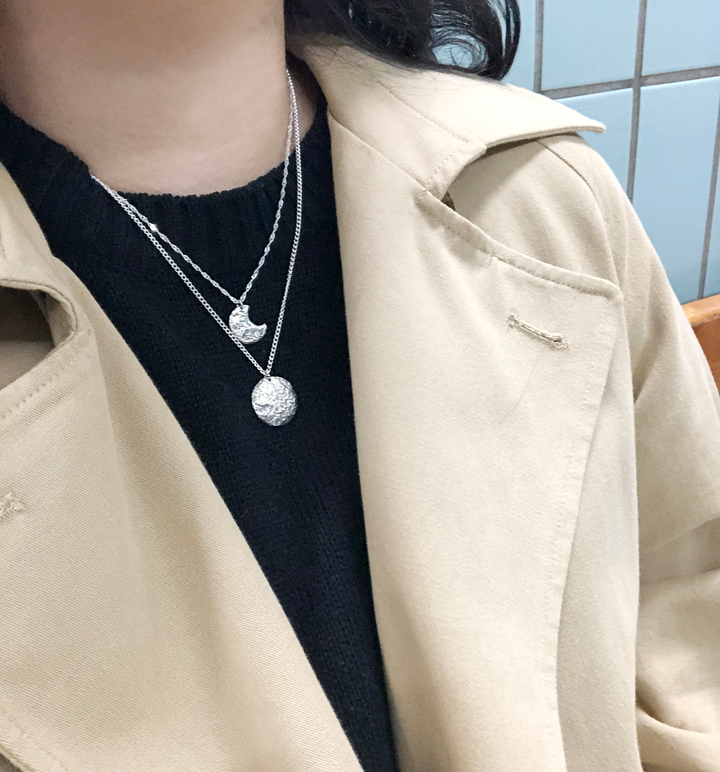 반짝큐빅 커플목걸이 썸네일 2