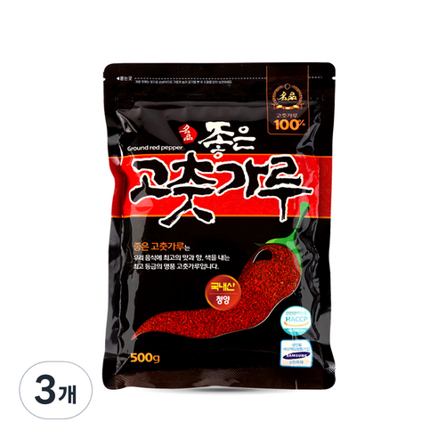 진미농산 진미고춧가루(중국산청양/양념용) 1000G x 1EA 썸네일 3
