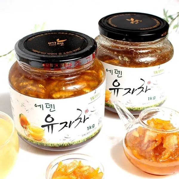 무농약유자로만든유자차 1kg 2병 썸네일 3