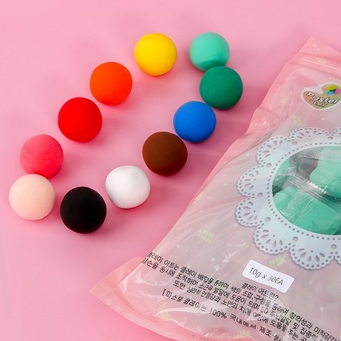 Z)천사점토30g/초록 썸네일 2