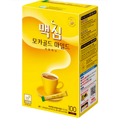 해밀 모카골드마일드커피 스틱믹스 100T 썸네일 2