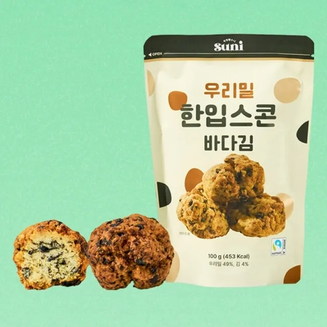 우리밀 생강센베이(100g) 썸네일 2