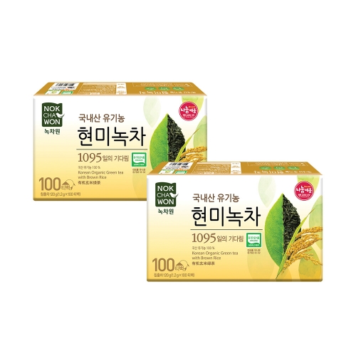 녹차원 유기농현미햇녹차 200티백 썸네일 2