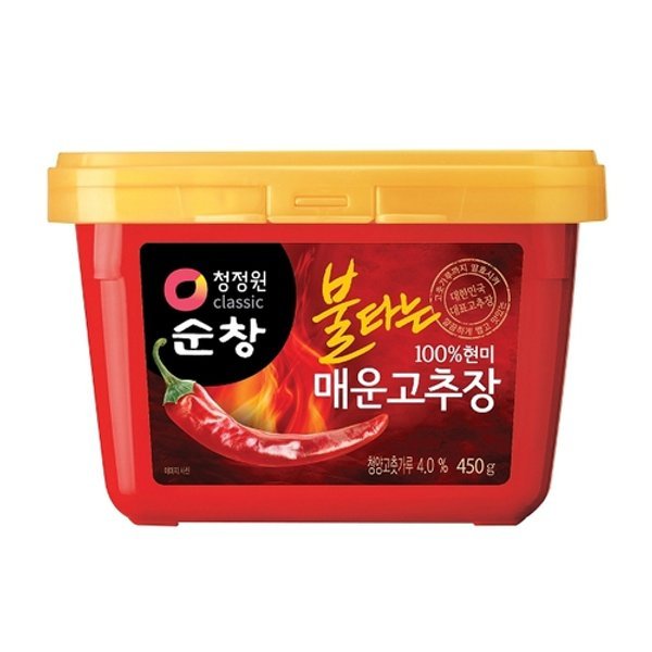 청정원 순창 우리쌀로 만든 불타는 매운 고추장 450g 썸네일 3