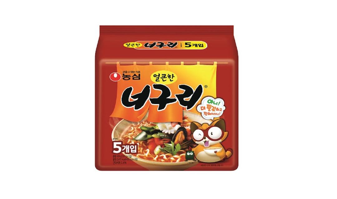 농심 얼큰한너구리 120G x 5EA 썸네일 2
