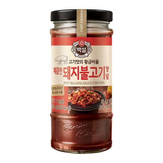 CJ제일제당 백설 돼지불고기 양념 290G 썸네일 3