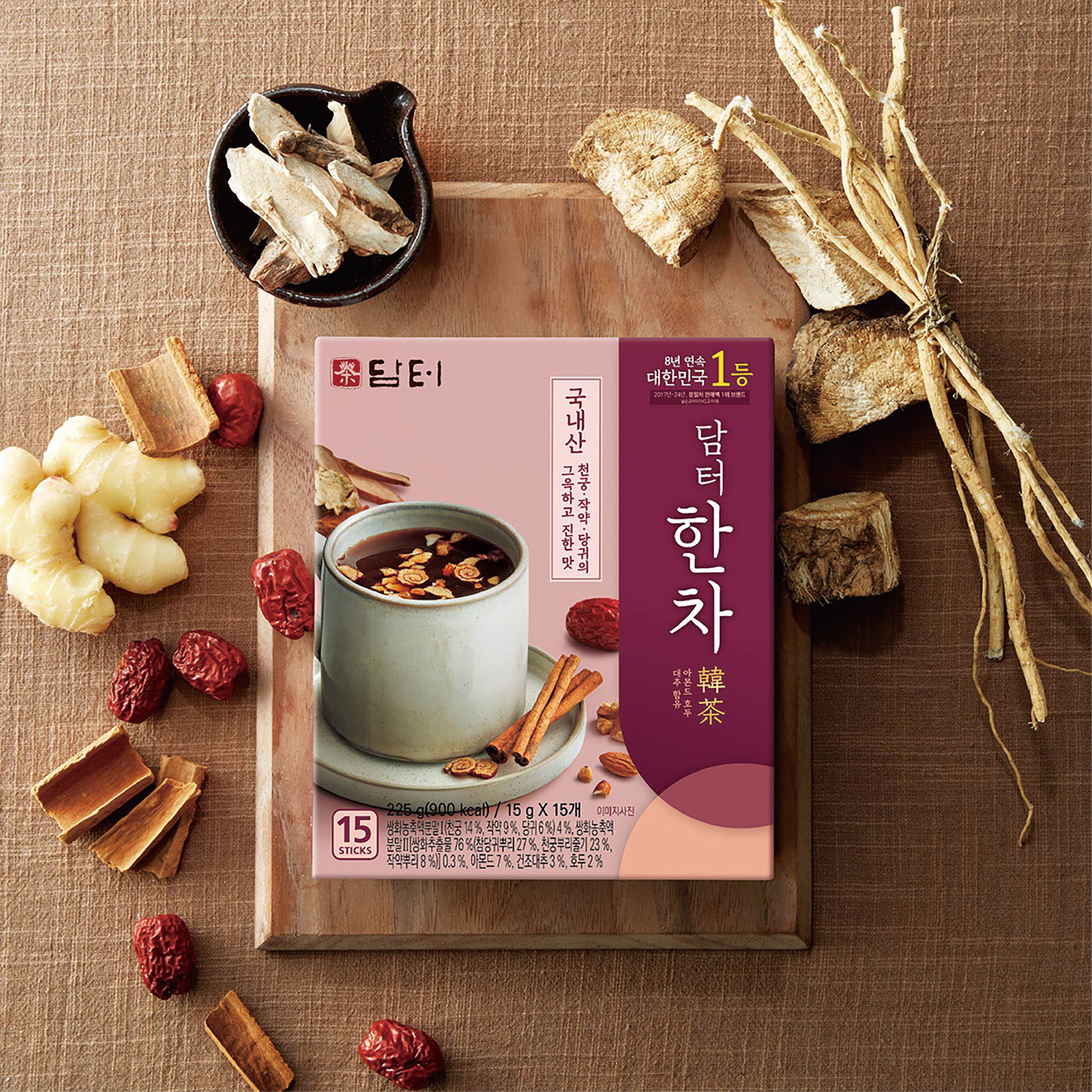 자일리톨매실홍차 225g(15g×15EA) 썸네일 3