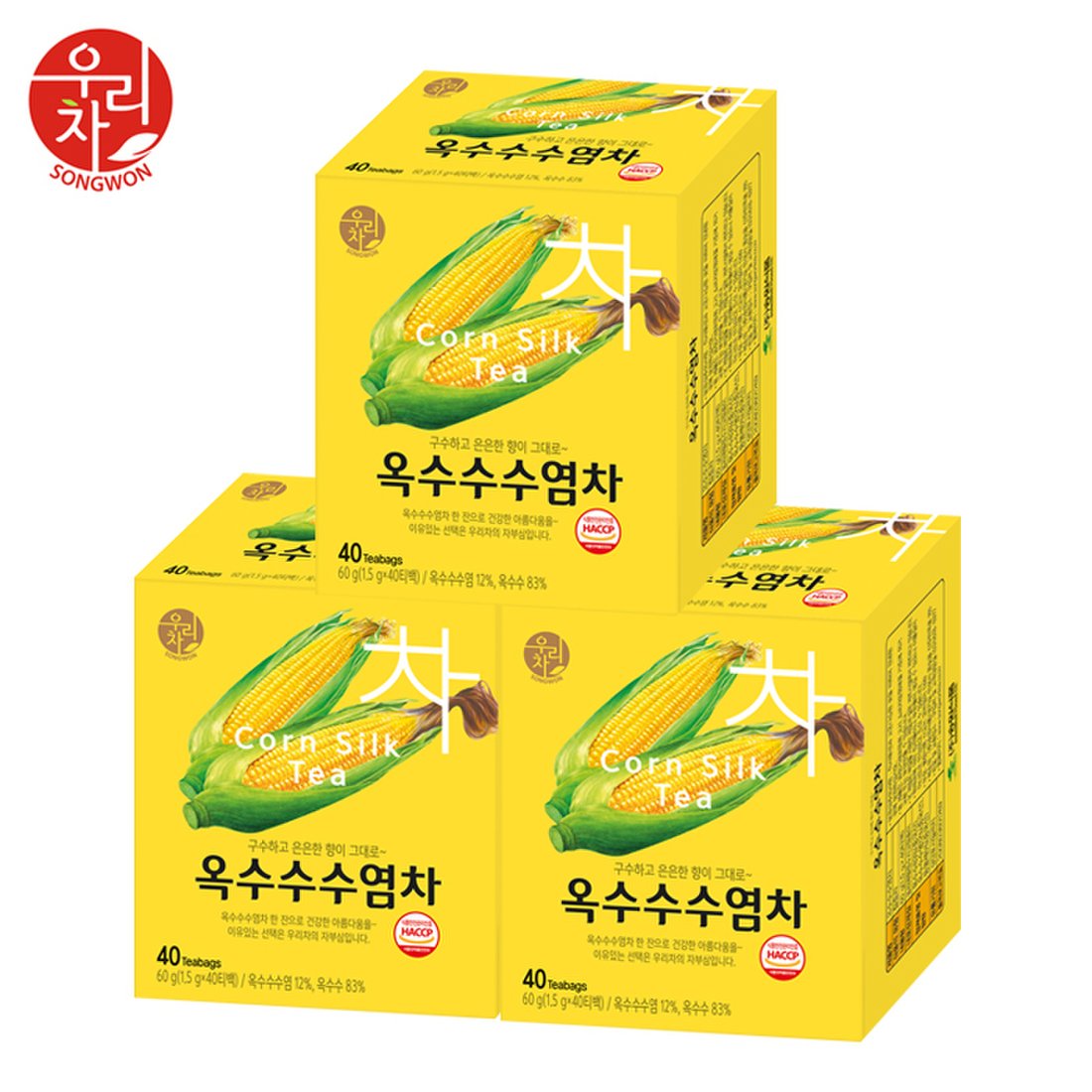 티젠 구수함에 쏙 빠지는 옥수수수염차 40티백(60g) 썸네일 2