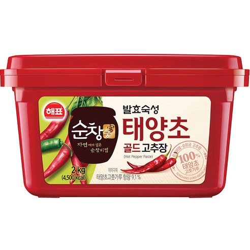 해찬들 태양초 골드고추장 500g 파우치 썸네일 2
