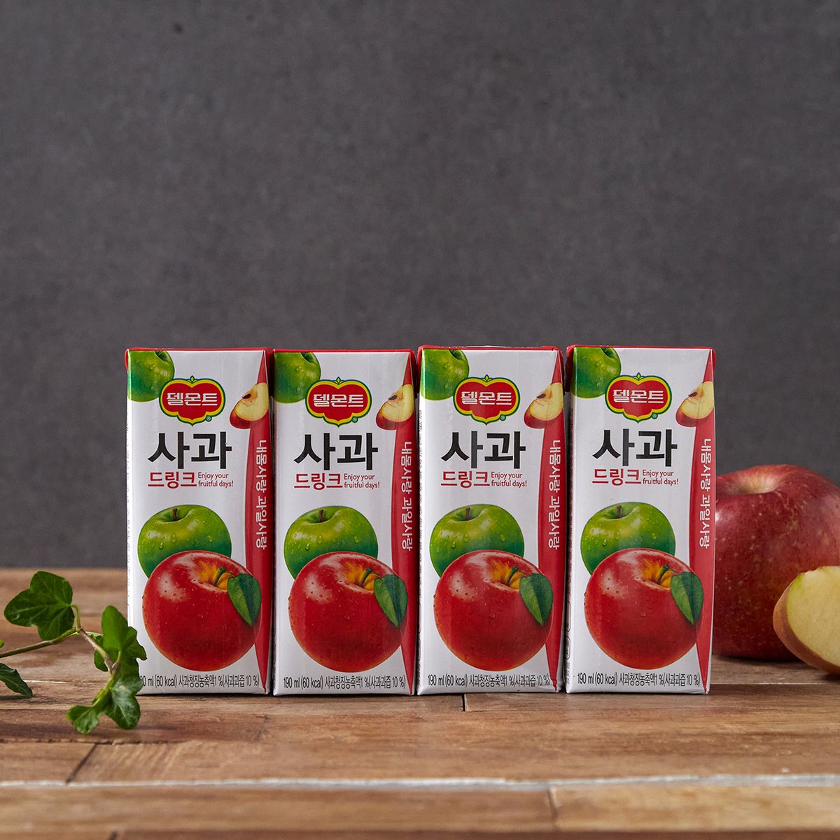 델몬트 사과 190ml 썸네일 2