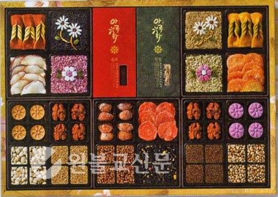 농업회사법인담양한과명진식품 고향생각1500G - PAPER BOX 썸네일 2