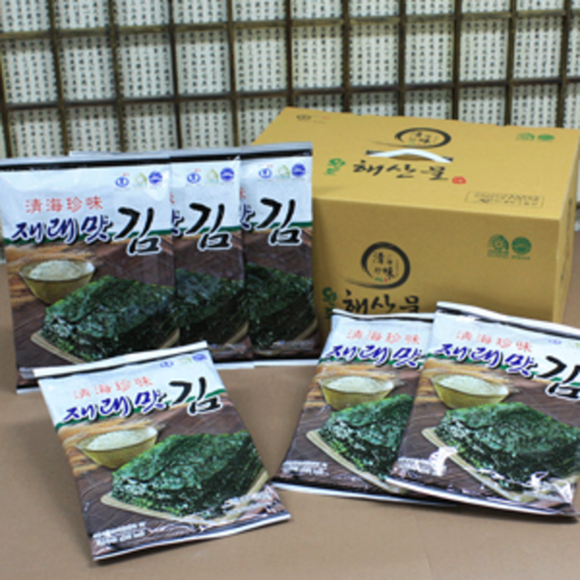 (주)장보고물산 청해진미 재래맛김 7매 썸네일 3