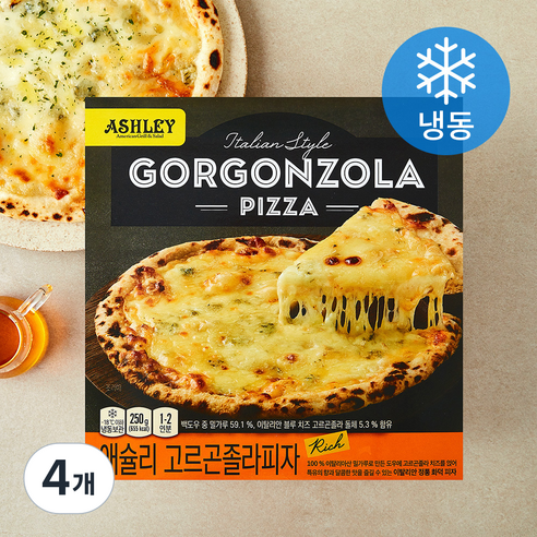 (주)지지푸드 피자뗄리아 쌍둥이한입피자 고르곤졸라 56G x 2EA 썸네일 2