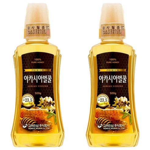 정용자벌꿀 정용자벌꿀 아카시아500g pet 500G x 1EA 썸네일 2
