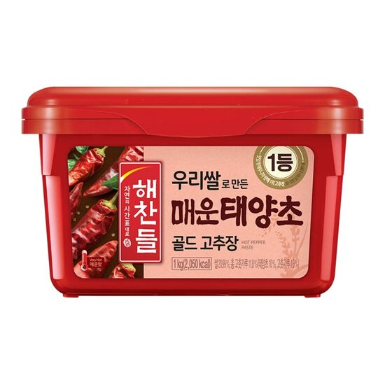 해찬들 태양초 매운 고추장 1kg 썸네일 2