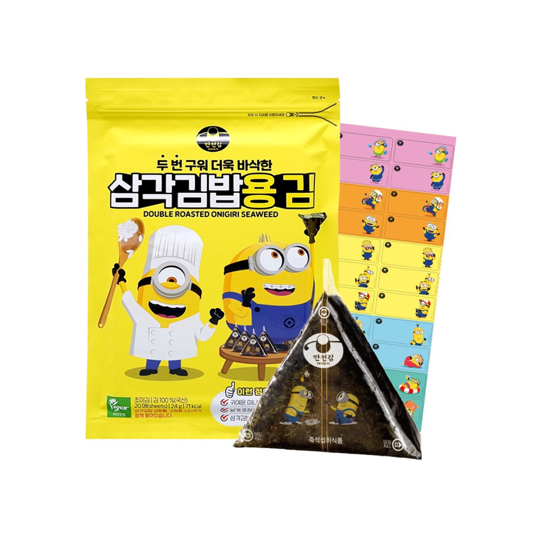 만전식품 두번구운 김밥김 20g*3봉 썸네일 3