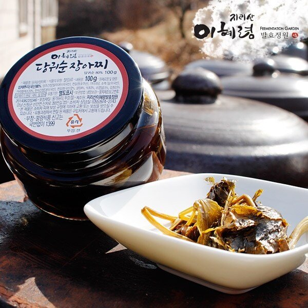 웃말마늘쫑장아찌 100G 썸네일 2