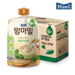 매일유업 맘마밀 보글보글 블로콜리 닭가슴살 영양쌀죽 9개월부터 80G x 1EA 썸네일 2