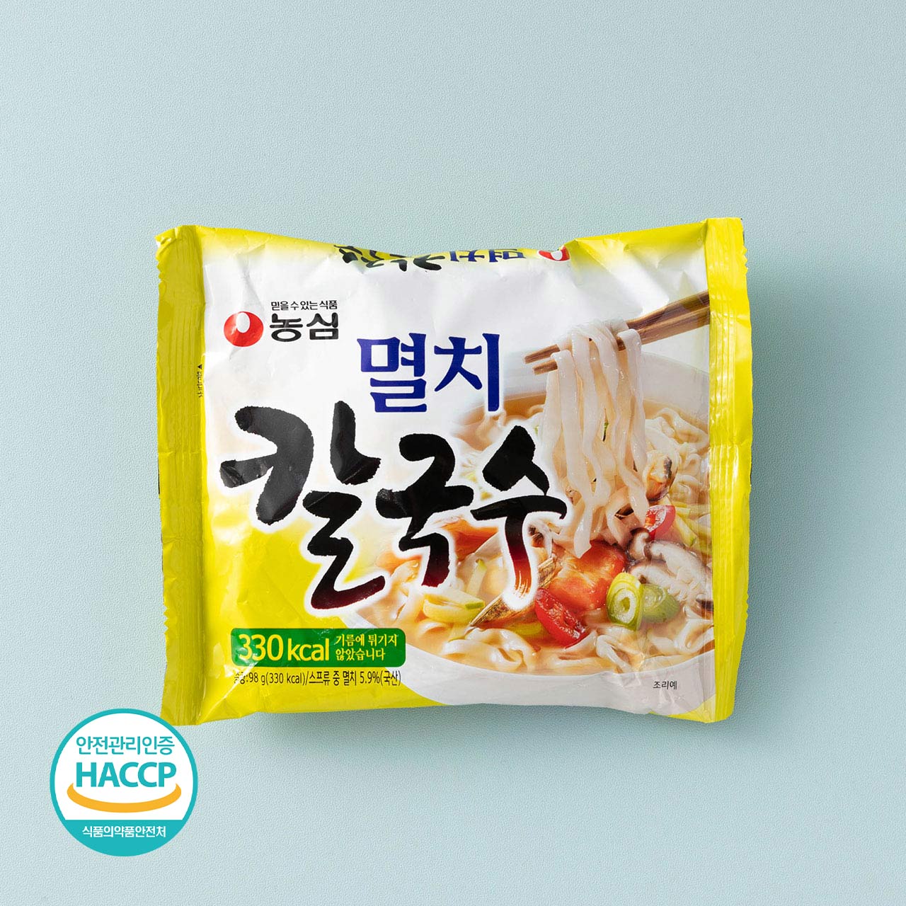 농심 멸치칼국수(800원)98G*5 - VINYL 썸네일 2