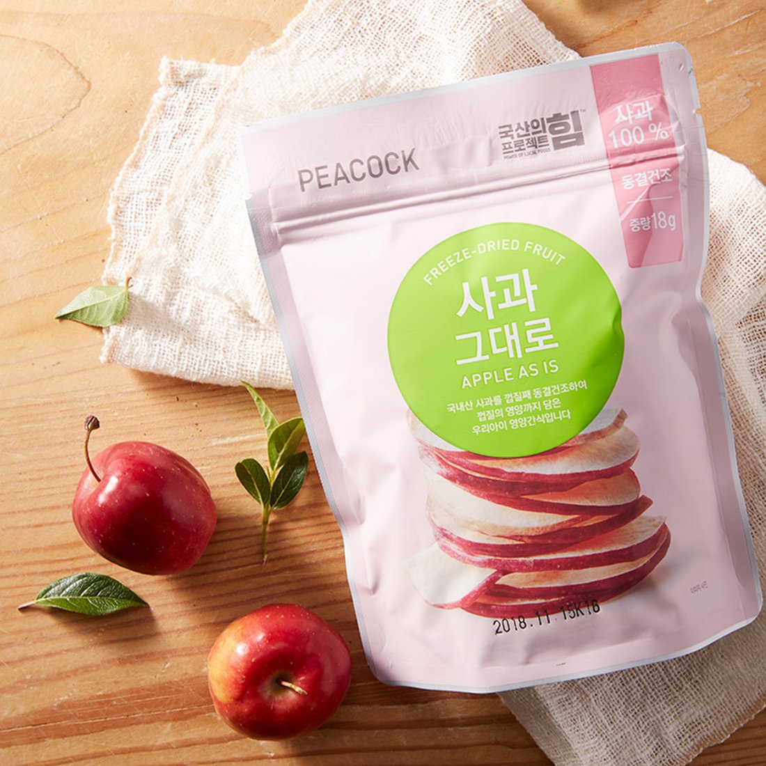 (주)에이뷰 맛있는풍경 피코크 사과그래로 10G x 1EA 썸네일 2