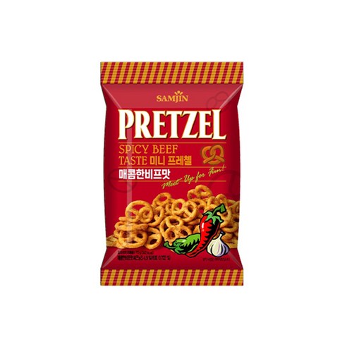 (주)삼아인터내셔날 곤지암공장 두번발효하고 두번구운 프레첼 떡볶이맛 70G x 30EA 썸네일 3
