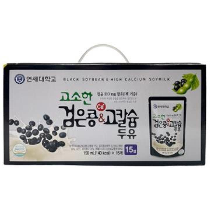 연세 고소한 검은콩&고칼슘 200ml(병두유) 썸네일 2