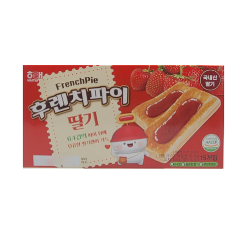 (해태)후렌치파이(딸기)214G 썸네일 2