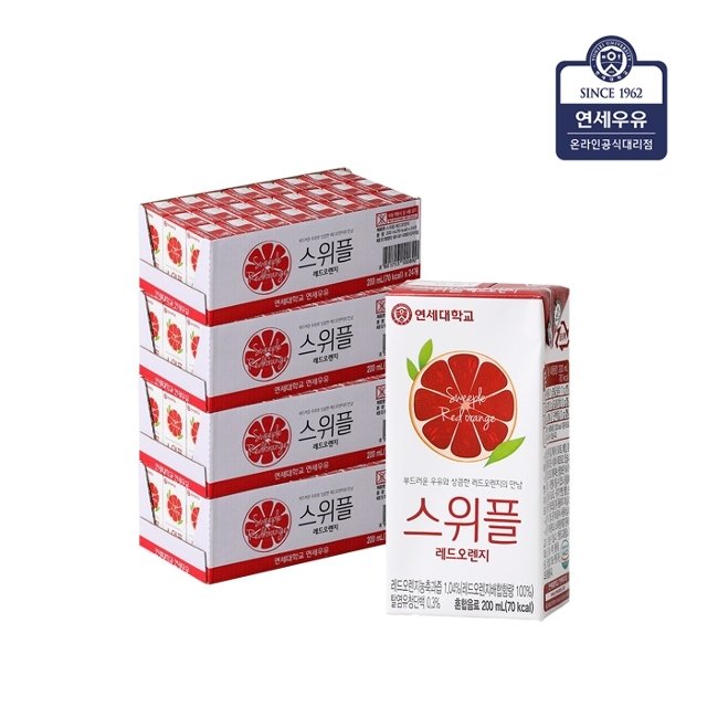 스위플 레드오렌지 200ml*24 썸네일 3