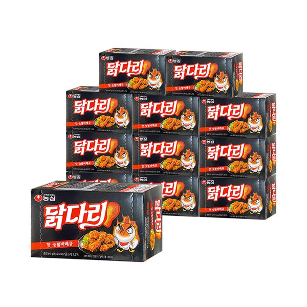 (주)농심 닭다리 핫숯불바베큐 66G 썸네일 2