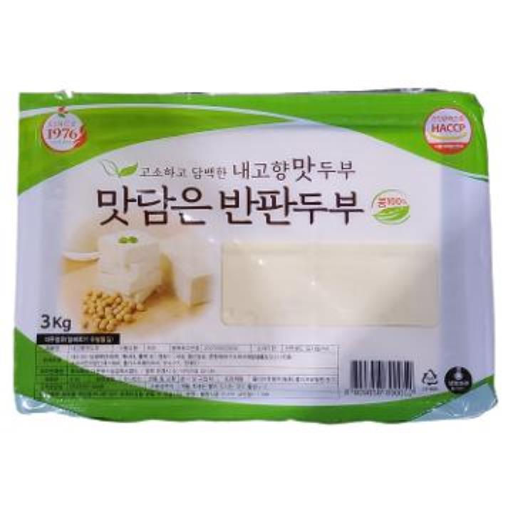 서한식품(주) 서한식품(주) 오늘두부 수입콩 찌개용 3kg 3000G x 1EA 썸네일 3
