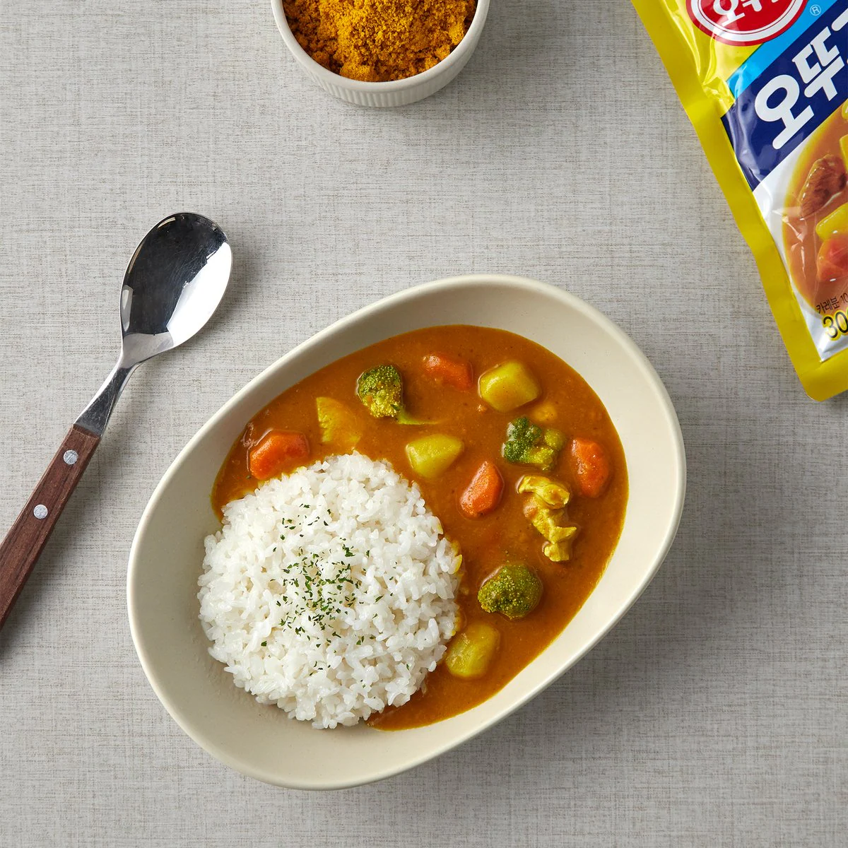 오뚜기카레 약간매운맛40g*3 썸네일 3