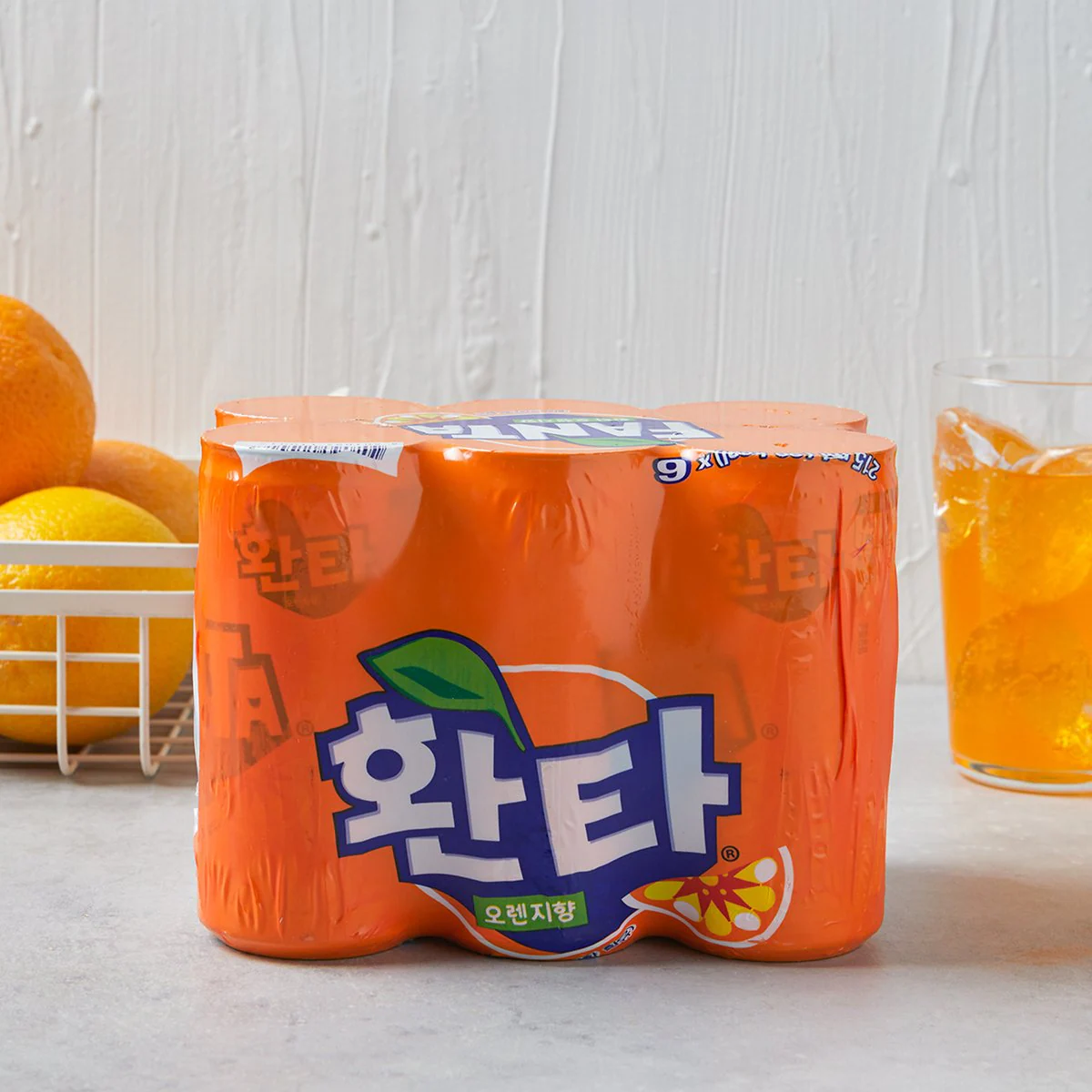 코카-콜라음료주식회사 환타 오렌지 185ml CAN 6팩 썸네일 2