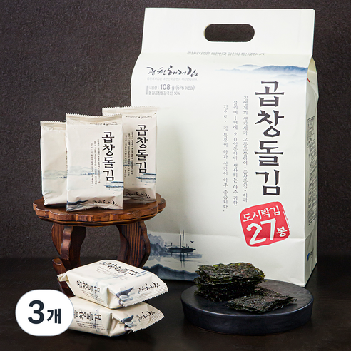 해저식품 광천파래김도시락(3단)NOSIZE - FOIL BAG 썸네일 3