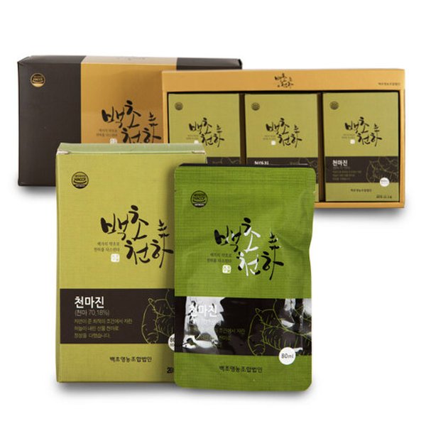 화심영농조합법인 강화약쑥진액골드(약쑥천마)80ml/60EA 썸네일 2