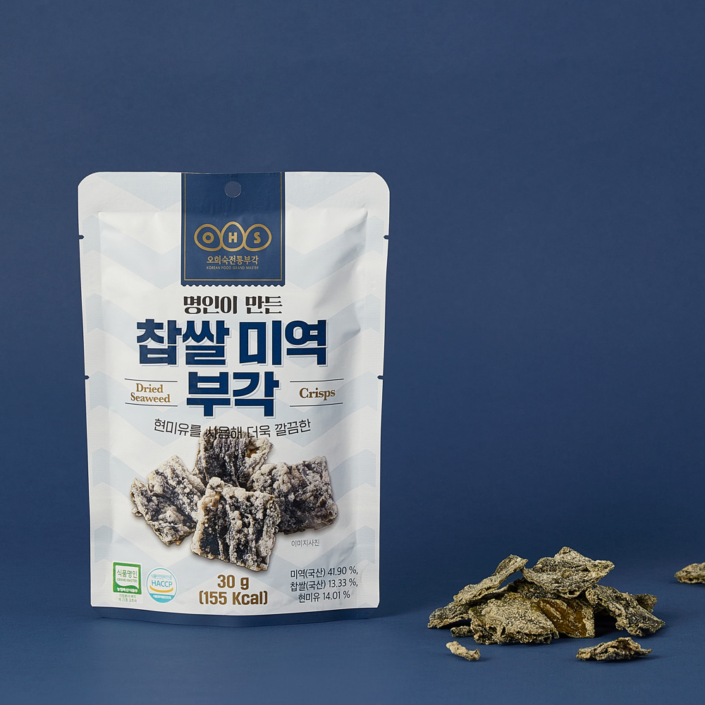 (주)하늘바이오 오희숙전통부각 미역부각 60G x 1EA 썸네일 2