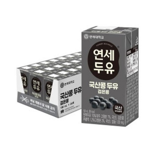 와이즐렉 검은콩고칼슘두유(팩) 190ml * 24 썸네일 3