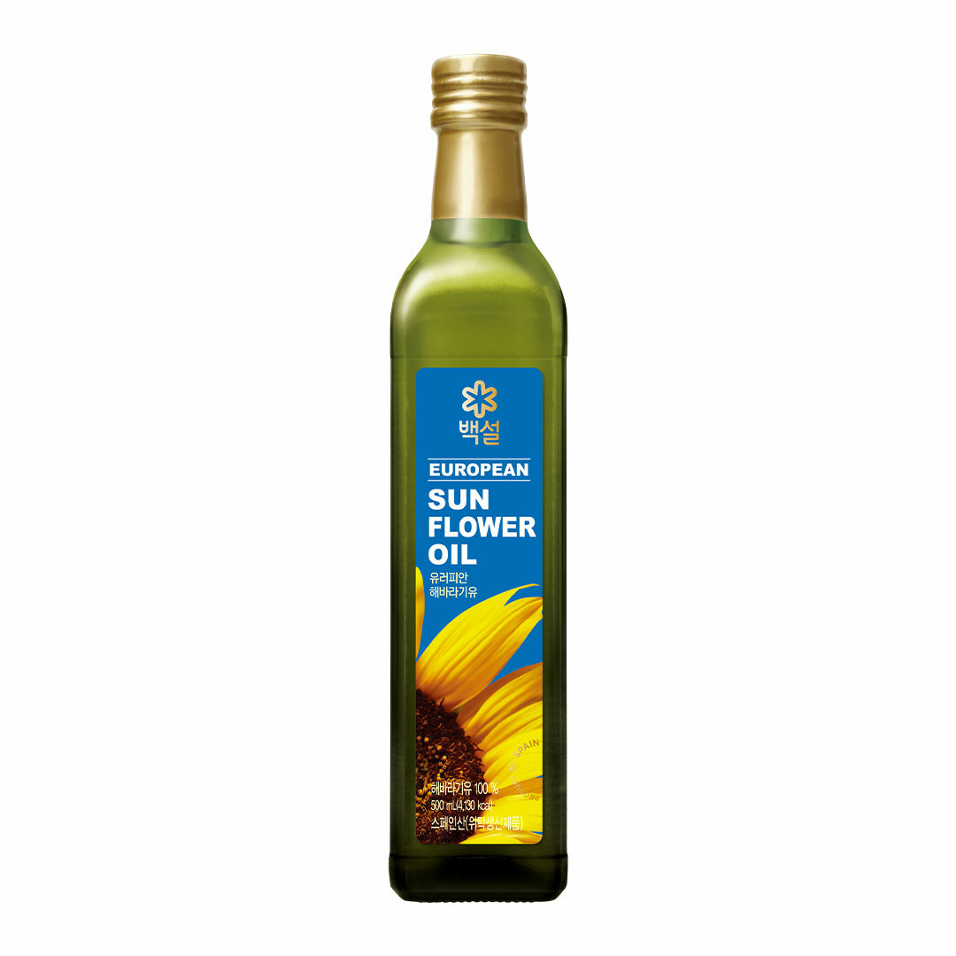 CJ 제일제당  백설 해바라기유 500ml 463G x 1EA 썸네일 2