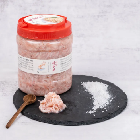 새우젓 새우(국산)73%, 소금27%, 0~10℃냉장보관 900G 썸네일 3