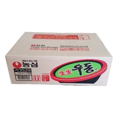 농심 생생우동용기 276G x 3EA 썸네일 2