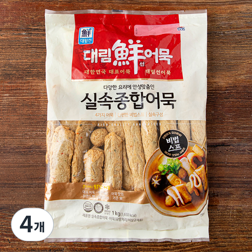 만구수산(주) 바다찬가 꼬치어묵 종합 1kg 100G x 10EA 썸네일 3