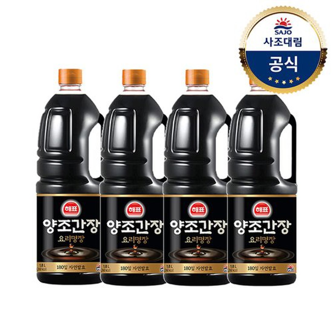 (주)진미식품 참그루 양조간장 1.8L 썸네일 3