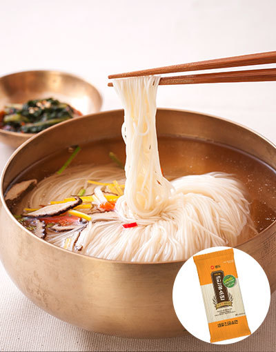 (주)상우식품굳수 엽록소함유국수 소면500G 썸네일 2