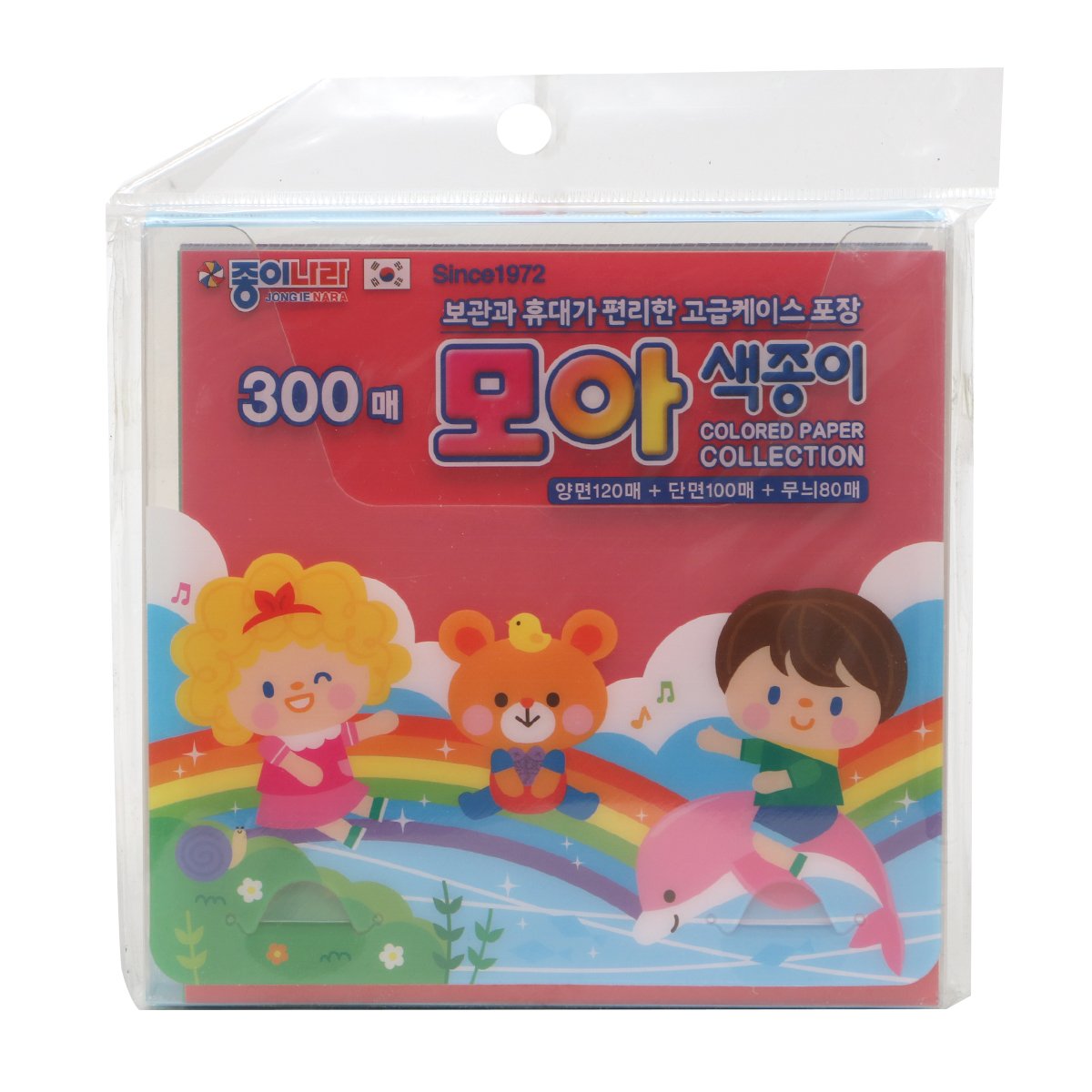 뜯어쓰는 100컬러 단면색종이 100매 (케이스) 썸네일 3