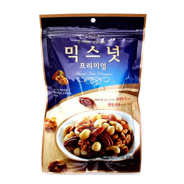 (주)대봉식품 믹스넛프리미엄 300G 썸네일 2