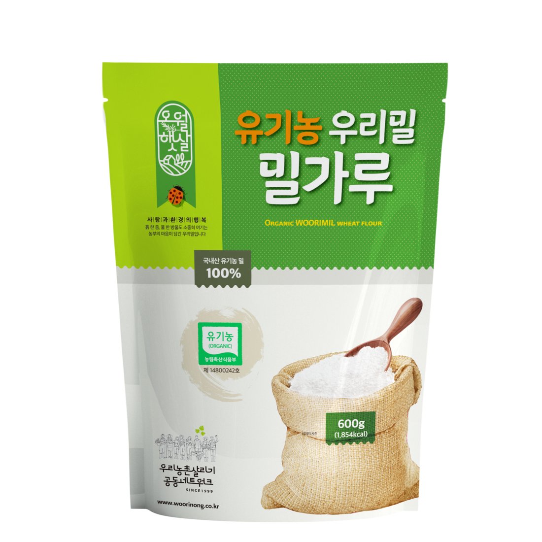유기농 밀가루 제빵용 10kg 썸네일 3