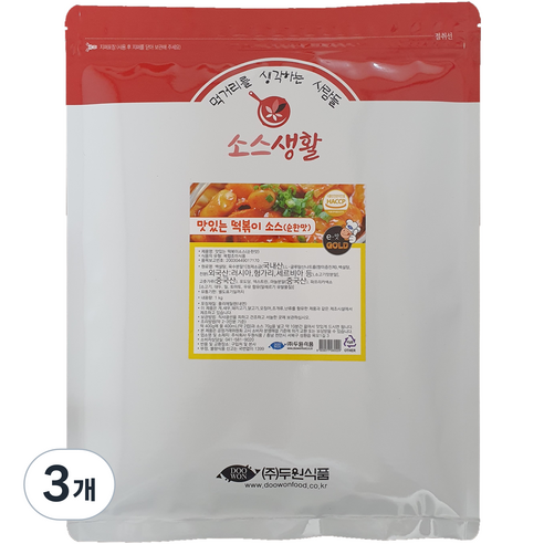 와이엔제이푸드 마술떡볶이소스구리구리 1kg 썸네일 2