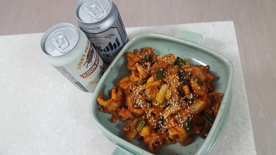 (주)그린 닭발볶음 450g 썸네일 3