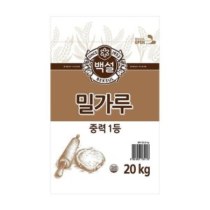 백설 밀가루 박력1등 20kg 썸네일 3
