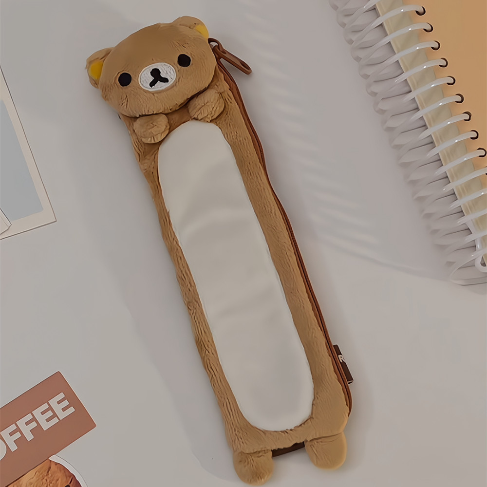 위시캣 원통 봉제필통 썸네일 3